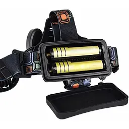 Ліхтар налобний RB-188 акумуляторний USB 3LED T6 + 2хCOB - мініатюра 4