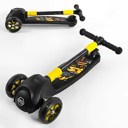 Самокат Best Scooter 25х55х58-71.5 см Різнокольоровий 000231713 - мініатюра 5