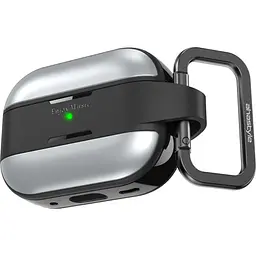 Чохол AhaStyle Rugged Aluminium Case для AirPods Pro 2 Silver [133858]