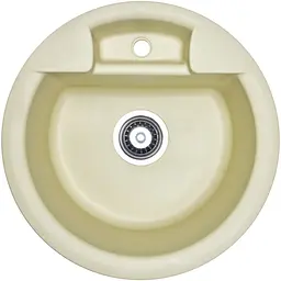 Кухонна мийка Adamant Fine Ø470x190 Бежевий ivory 191223