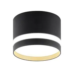 Світильник точковий накладний-врізний без лампи MAXUS Downlight Base GX53 Black 2in1 - мініатюра 2