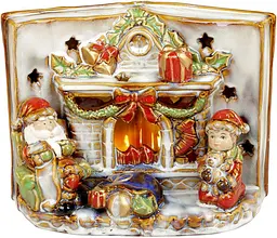 Декор керамічний книга "Merry Christmas" з LED підсвічуванням Bona 24х12,5х18 см dec0008413