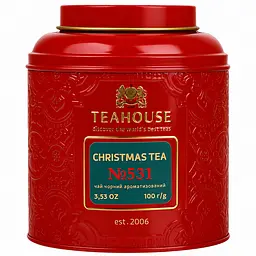 Чай Teahouse Christmas tea №531 в металевій банці 100 г