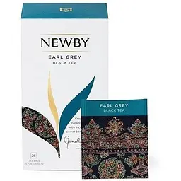 Чай чорний Newby Ерл Грей в пакетиках 25 шт (310060)
