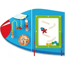 Бізіборд Viga Toys Літак (50673FSC) - мініатюра 2