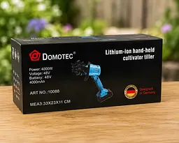 Акумуляторний міні культиватор DOMOTEC 48V 4000W / Міні культиватор акумуляторний - мініатюра 3