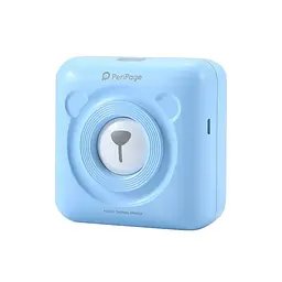 Портативний Bluetooth термопринтер PeriPage A6 Blue - мініатюра 2