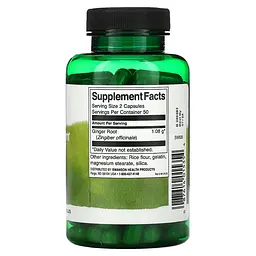 Корінь Імбиру Ginger Root 540 мг - 100 капсул - мініатюра 2