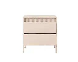 Тумба приліжкова Perfect Home Сенсо / Senso 2S/53 з 2 шухлядами Беж (PFH-092035) - мініатюра 5