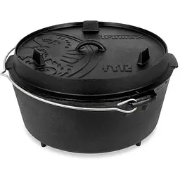 Казан-жарівня чавунна Petromax Dutch Oven ft12 на ніжках 10.8 л (1017-ft12)