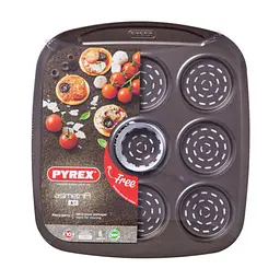 Форма для выпекания Pyrex Asimetria мини-pizza 9 ячеек (AS09BZ0)