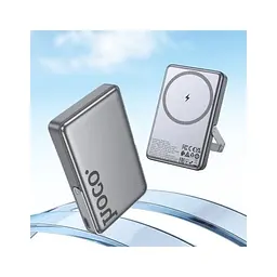 Портативне зарядне - магнітний павер банк Hoco Q36A Sunlight 10000 mAh magnetic + holder PD 20W - мініатюра 6