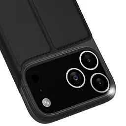 Чохол-книжка Dux Ducis з кишенею для візиток для Apple iPhone 17 Pro Max (6.9) Чорний - мініатюра 5