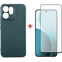 Чохол до мобільного телефона Dengos Oppo Reno14 F/FS 5G Soft+glass Green (DG-KM-182)