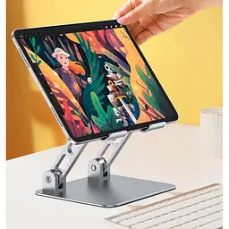 Металева складна підставка Primo SP04 для планшета Silver - мініатюра 4