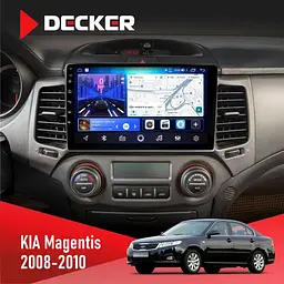 Штатна магнітола KIA Magentis 2008-2010 Universal Decker D9-006 4x64, 4G Decker (НФ-00007615)