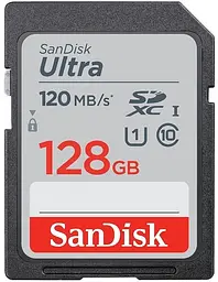 Карта пам'яті SD 128GB C10 UHS-I R140MB/s Ultra SanDisk teh0025030