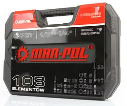 Набір інструментів Mar-Pol M58222 108 ел. - мініатюра 3