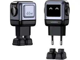 Мережевий зарядний пристрій UGREEN Nexode RG 65 W GaN Charger (25685B) - мініатюра 3