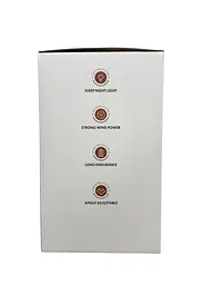 Портативний вентилятор SkeBerg JX-80 з LED-підсвічуванням • Настільний міні-вентилятор 5W для дому, офісу, поїздок і відпочинку - мініатюра 5