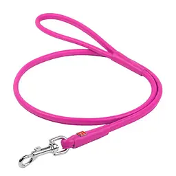 Повідець для собак шкіряний Waudog Glamour круглий XS Д 8 мм Дл 122 см (4820152561596)