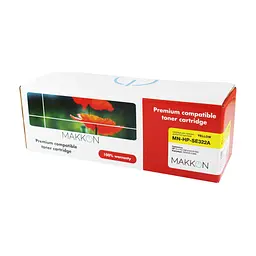Картридж Makkon HP CLJP CE322A (128A) (SE322A) 1.3k yellow (MN-HP-SE322A)