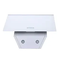 Витяжка декоративна похила Minola HDN 5222 WH/INOX 700 LED - мініатюра 3