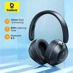 Навушники бездротові Baseus shaking bass 30 max чорні - мініатюра 2