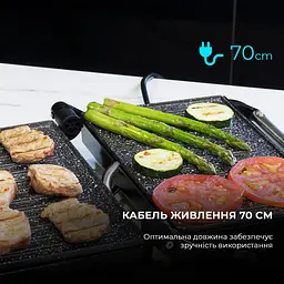 Гриль електричний CECOTEC Rock&nGrill 750 Full Open - мініатюра 10