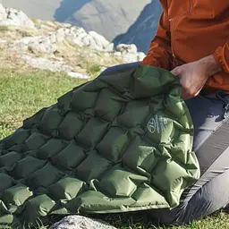 Килимок надувний Highlander Nap-Pak Inflatable Sleeping Mat XL 5 cm Olive (AIR073-OG) - мініатюра 9