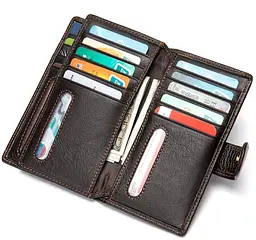 Шкіряна кредитница Vintage 8,5х14,5х1 см acs0016103 - мініатюра 3