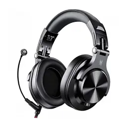 Навушники OneOdio A71M, Black, Mini jack 6.3 мм, Mini jack 3.5 мм, знімний мікрофон, 32 Ом, 110 дБ, кабель 2.5 м