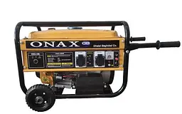 Генератор бензиновий Onax 2500E 2.4 кВт 1-фазний з електростартером - мініатюра 5