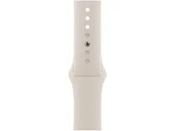 Смарт-годинник Apple Watch Series 9 GPS 45mm Starlight Aluminum Case w. Starlight Sport Band - M/L (MR973) - мініатюра 3