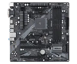 Мат.плата AM4 (B450) AsRock B450M Pro4 R2.0, B450, 4xDDR4, CrossFire, Int.Video(CPU), 4xSATA3, 1xM.2, 1xPCI-E 16x 3.0, 1xPCI-E 16x 2.0, 1xPCI-E 1x 2.0, ALC892, RTL8111H, 8xUSB3.2/4xUSB2.0, VGA/DVI-D/HDMI, MicroATX - мініатюра 2