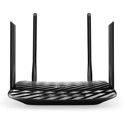 Роутер TP-LINK Archer A6, Wi-Fi 802.11a/b/g/n/ac, до 867 Mb/s, 2.4/5GHz, 4 LAN 100/1000 Mb/s, RJ45 100/1000Mb/s (FE)