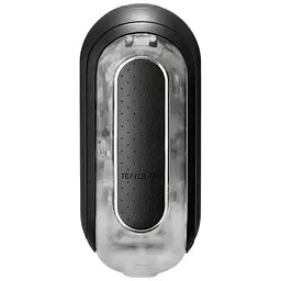 Вібромастурбатор Tenga Flip Zero Electronic Vibration Black, змінна інтенсивність, розкладний