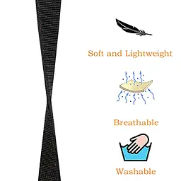 Ремінець Nylon для Apple Watch 42(ser.1-3)/44/45/46/49mm Чорний / Black - мініатюра 2