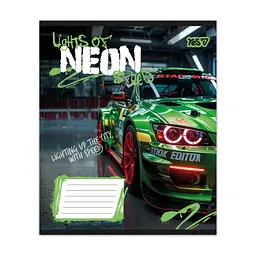 Зошит Yes Neon А5 24 аркушів лінія (768813), в асортименті - мініатюра 3