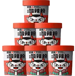 Локшина швидкого приготування Shizuren Instant Sesame Paste Vermicelli 131г - мініатюра 4
