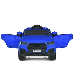 Дитячий електричний джип Bambi Audi 12V одномісний до 25 кг Синій (DE-169-E-904) - мініатюра 2