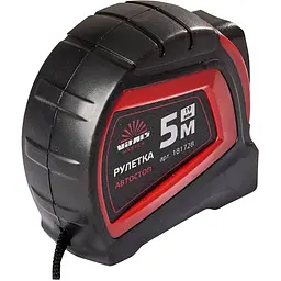 Рулетка Vitals Master автостоп 5 м х 19 мм (181728) - мініатюра 2
