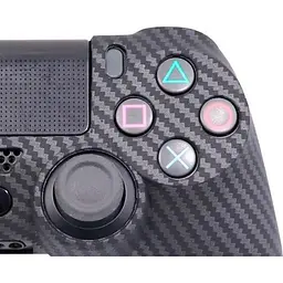 Чохол на геймпад Silicone Case для Sony DualShock 4 Black Carbon [98256] - мініатюра 3
