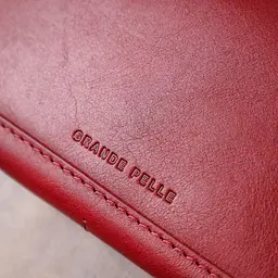 Чудовий шкіряний жіночий гаманець Grande Pelle 11576 бордовий - мініатюра 10