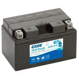 Акумулятор автомобільний EXIDE Ready AGM 8,6Ah (+/-) (145EN) (AGM12-8)