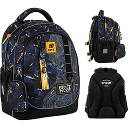Рюкзак шкільний Kite для хлопчика K25-700M-4 Чорний