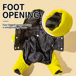 Комбінезон для собак та котів EcoToys Yellow S жовтий A: 24 см B: 32 см C: 28 см 6927 - мініатюра 8
