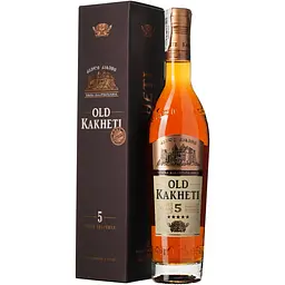 Бренді Old Kakheti 5 років подарункова упаковка 40% 0.5 л - мініатюра 2
