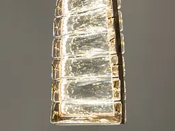 Підвісний світильник LED Diasha 531/1D-500G, 15W, золото, регульована висота, для коридору та вітальні - мініатюра 4