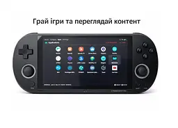 Портативна ігрова консоль TSP PRO Portable (PSP, Palystation 1, Dendy, JAVA,) 64 gb Black Gamma OS на базі Андроїд - мініатюра 3